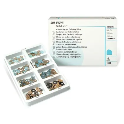 SOF-LEX KIT DISCOS DE CONTORNEADO Y PULIDO EXTRA FINOS 240 UDS