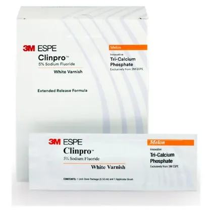 CLINPRO WHITE VARNISH FLUORURO DE SODIO 5% X 1 UD