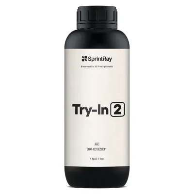 RESINA PARA IMPRESORA 3D-TRY IN 2- 1 KG