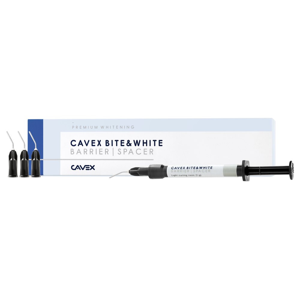 BARRERA GINGIVAL CAVEX BITE&WHITE BARRIER/SPACER (2 X 1 ML)