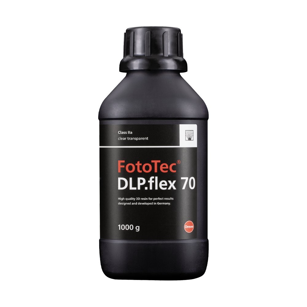 RESINA FLEXIBLE PARA IMPRESIÓN 3D DREVE FOTOTEC DLP.FLEX (1 KG)