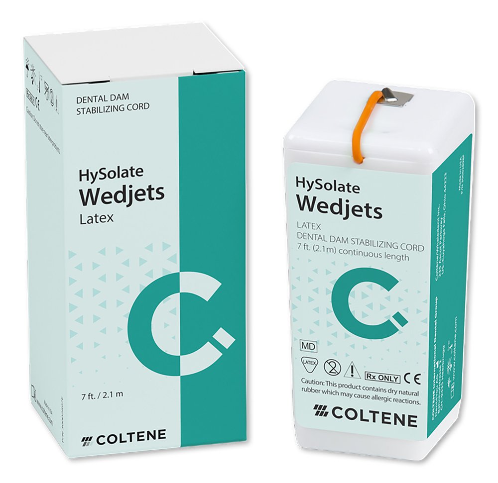 CORDÓN ESTABILIZADOR PARA DIQUE HYSOLATE WEDJETS (2.1 M) · Látex · pequeño · amarillo